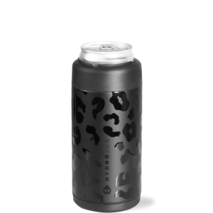 Black Leopard - Can Cooler (Slim)